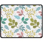 Leaf seamless pattern  Fleece Blanket (Medium)