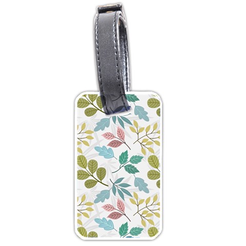 Leaf seamless pattern  Luggage Tag (one side) from ArtsNow.com Front