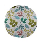 Leaf seamless pattern  Standard 15  Premium Round Cushions