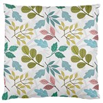 Leaf seamless pattern  Large Premium Plush Fleece Cushion Case (One Side)