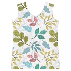 Leaf seamless pattern  Women s Basketball Tank Top from ArtsNow.com Front