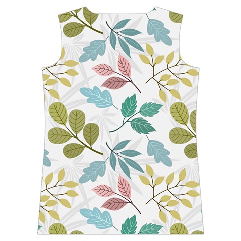 Leaf seamless pattern  Women s Basketball Tank Top from ArtsNow.com Back