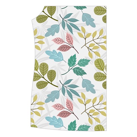 Leaf seamless pattern  Women s Button Up Vest from ArtsNow.com Front Right