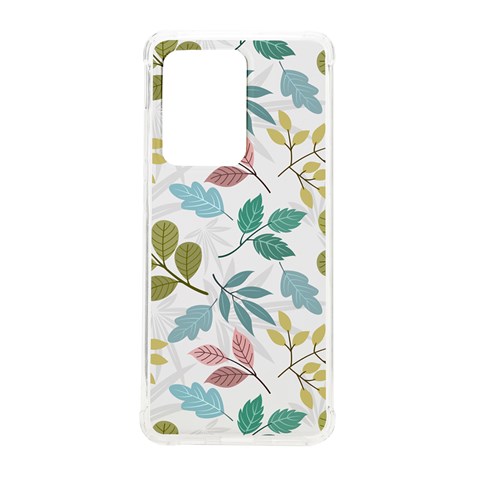 Leaf seamless pattern  Samsung Galaxy S20 Ultra 6.9 Inch TPU UV Case from ArtsNow.com Front