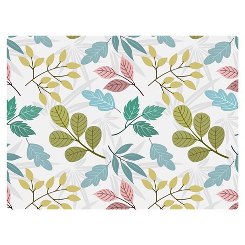 Leaf seamless pattern  Premium Plush Fleece Blanket (Extra Small) from ArtsNow.com 40 x30  Blanket Front