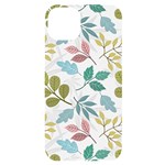 Leaf seamless pattern  iPhone 14 Plus Black UV Print Case