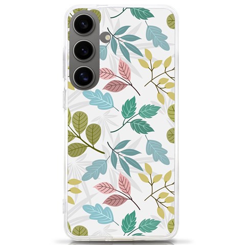 Leaf seamless pattern  Samsung Galaxy S24 Ultra 6.9 Inch TPU UV Case from ArtsNow.com Front