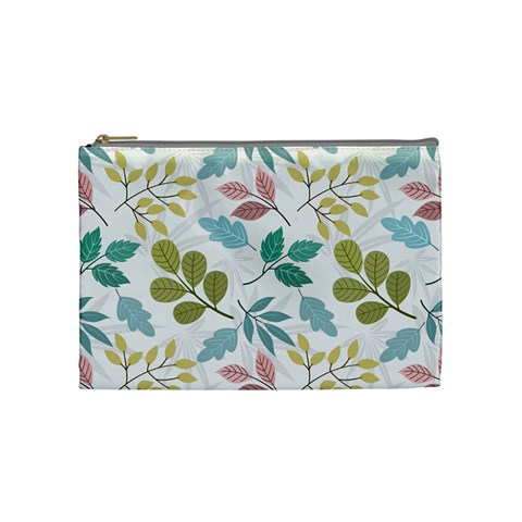 Leaf seamless pattern  Cosmetic Bag (Medium) from ArtsNow.com Front