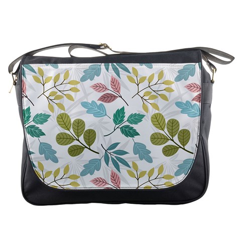 Leaf seamless pattern  Messenger Bag from ArtsNow.com Front