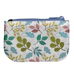 Leaf seamless pattern  Large Coin Purse from ArtsNow.com Back