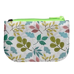 Leaf seamless pattern  Large Coin Purse from ArtsNow.com Back