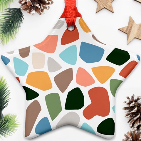 Shapes Seamless Pattern Ornament (Star) from ArtsNow.com Front