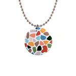 Shapes Seamless Pattern 1  Button Necklace