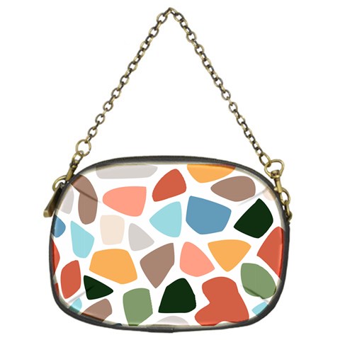 Shapes Seamless Pattern Chain Purse (One Side) from ArtsNow.com Front