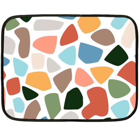 Shapes Seamless Pattern Fleece Blanket (Mini) from ArtsNow.com 35 x27  Blanket