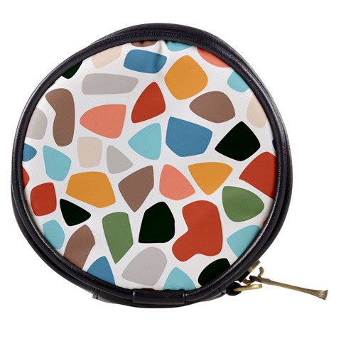 Shapes Seamless Pattern Mini Makeup Bag from ArtsNow.com Front