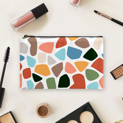 Shapes Seamless Pattern Cosmetic Bag (Medium) from ArtsNow.com Front