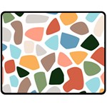 Shapes Seamless Pattern Fleece Blanket (Medium)