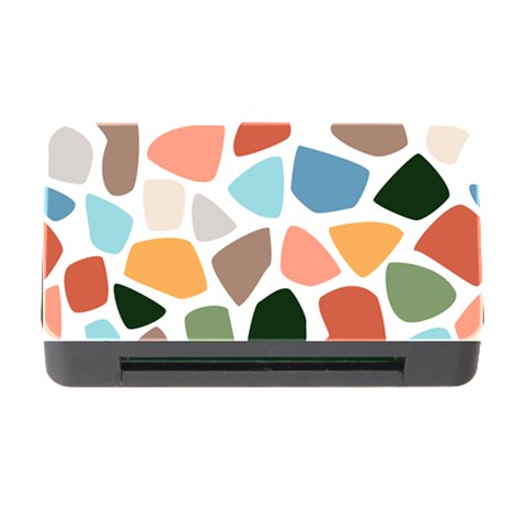 Shapes Seamless Pattern Memory Card Reader with CF from ArtsNow.com Front