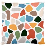 Shapes Seamless Pattern Standard Premium Plush Fleece Cushion Case (One Side)