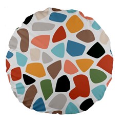 Shapes Seamless Pattern Large 18  Premium Flano Round Cushions from ArtsNow.com Front