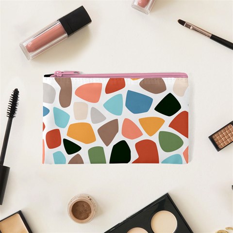 Shapes Seamless Pattern Cosmetic Bag (XS) from ArtsNow.com Front