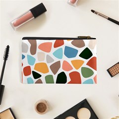 Shapes Seamless Pattern Cosmetic Bag (XS) from ArtsNow.com Back