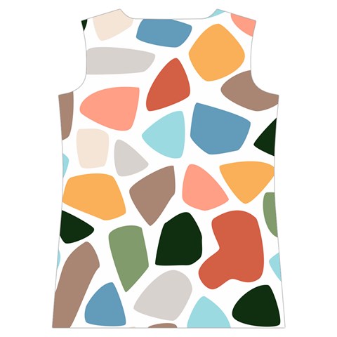 Shapes Seamless Pattern Women s Basketball Tank Top from ArtsNow.com Back