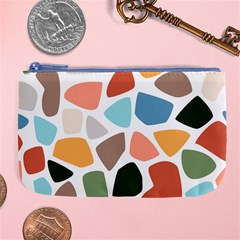 Shapes Seamless Pattern Large Coin Purse from ArtsNow.com Front