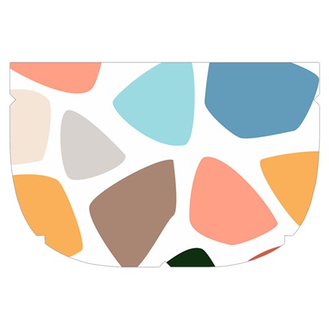 Shapes Seamless Pattern Make Up Case (Small) from ArtsNow.com Side Left