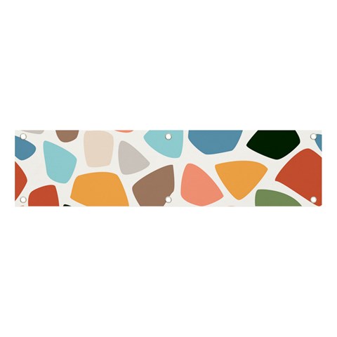 Shapes Seamless Pattern Banner and Sign 4  x 1  from ArtsNow.com Front