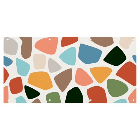 Shapes Seamless Pattern Banner and Sign 8  x 4  from ArtsNow.com Front