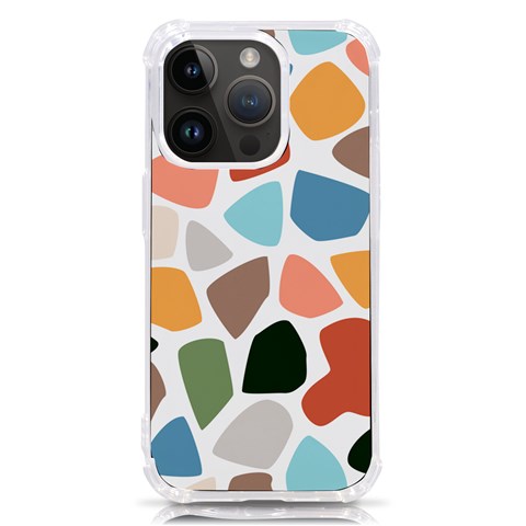 Shapes Seamless Pattern iPhone 14 Pro TPU UV Print Case from ArtsNow.com Front