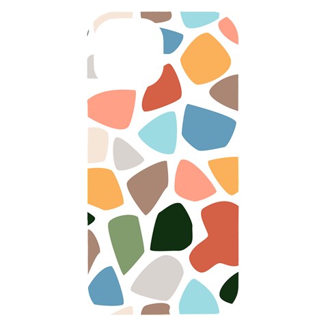 Shapes Seamless Pattern iPhone 15 Black UV Print PC Hardshell Case from ArtsNow.com Front