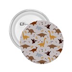 Seamless Dino Pattern 2.25  Buttons