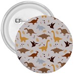 Seamless Dino Pattern 3  Buttons