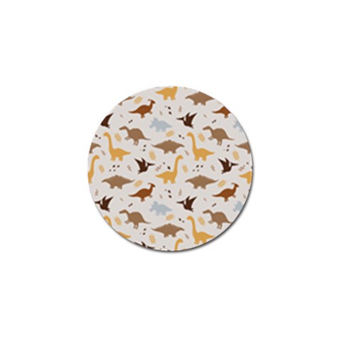 Seamless Dino Pattern Golf Ball Marker (4 pack) from ArtsNow.com Front