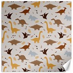 Seamless Dino Pattern Canvas 12  x 12 