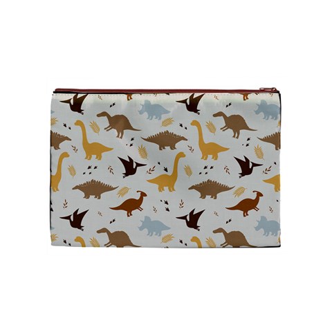 Seamless Dino Pattern Cosmetic Bag (Medium) from ArtsNow.com Front