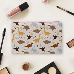 Seamless Dino Pattern Cosmetic Bag (Medium) from ArtsNow.com Back