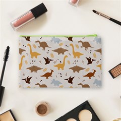 Seamless Dino Pattern Cosmetic Bag (Medium) from ArtsNow.com Back