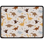 Seamless Dino Pattern Fleece Blanket (Large)