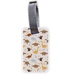 Seamless Dino Pattern Luggage Tag (one side)