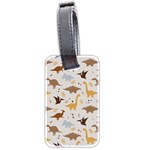 Seamless Dino Pattern Luggage Tag (two sides)