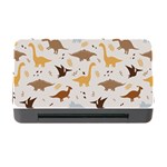 Seamless Dino Pattern Memory Card Reader with CF