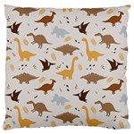 Seamless Dino Pattern Large Cushion Case (One Side)