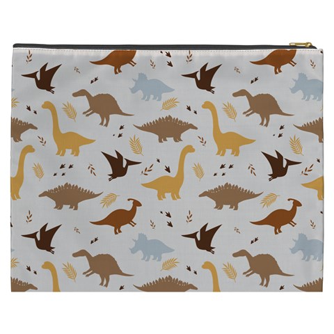 Seamless Dino Pattern Cosmetic Bag (XXXL) from ArtsNow.com Back