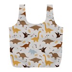 Seamless Dino Pattern Full Print Recycle Bag (L)