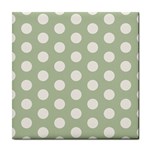 Polk Dots Seamless Pattern Tile Coaster