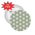 Polk Dots Seamless Pattern 2.25  Buttons (10 pack) 